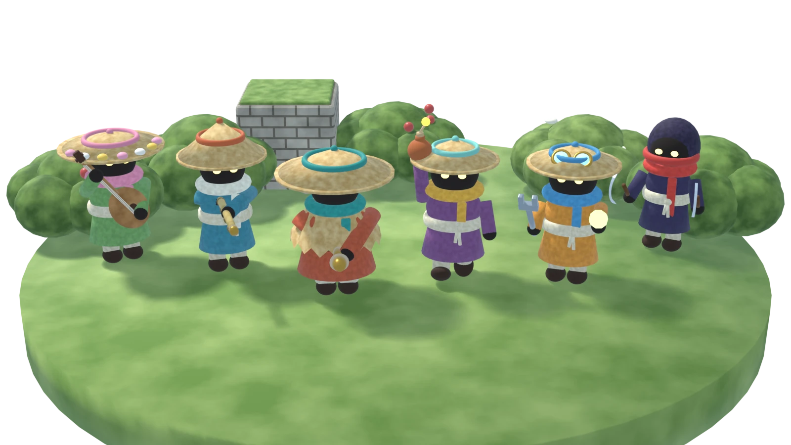 Melo, Vex, Brick, Boom, Tink and Kit ready to brawl
